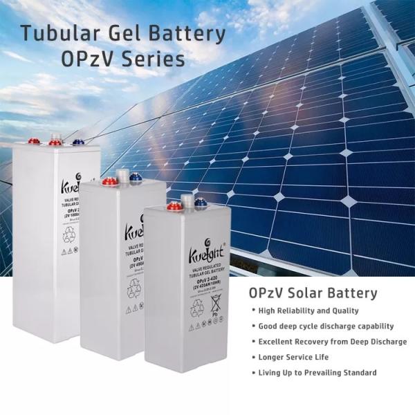 Opzv Solar Power Station 2v 490ah Vrla Gel Lead Acid Battery Solar Power System