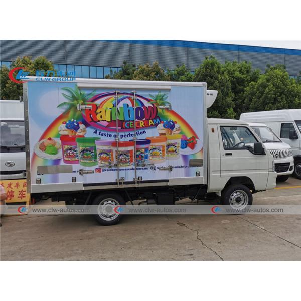 1000kg 90 Km/H Refrigerator Van Truck Ice Cream Delivery