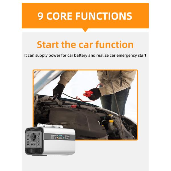 Emergency 600w Portable Solar Power Generator PWM Controller