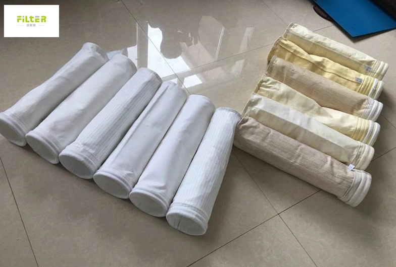 Full Series Needle Felt Fabric Filter Custom Polyester Aramid PPS PTFE Acrylic PP Fiberglass Dust Collector Filter Bag