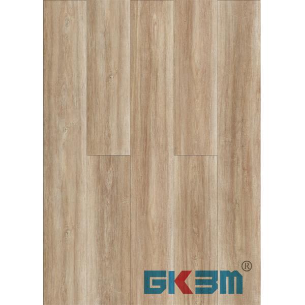 Hickory Light Brown Grey Waterproof Anti Termite Rigid PVC Flooring 5mm DP-W82293-1