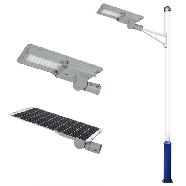 100W with pole integrated all in one solar led street light,solar street light led,integrated solar street light