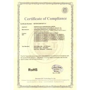Shenzhen GreenTouch Technology Co., Ltd Certifications