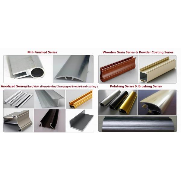 6063/6061 Wooden Grain Aluminum Window & Door Extrusion Profiles