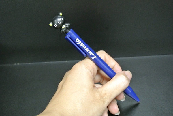 Black Bear Pen Plastic Daily Product Lovely Style 90 Degree PVC Material