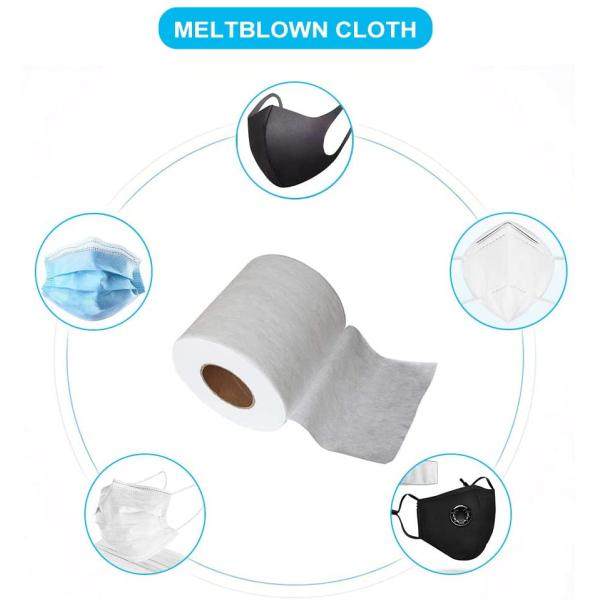 Face Mask Anti Pull BFE 99% Polypropylene Filter Fabric