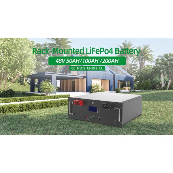 48V 51.2V 100Ah 200Ah LiFePO4 5kWh 10kWh House Rack Lithium Battery 5kW 10kW Home Solar Energy Storage Battery