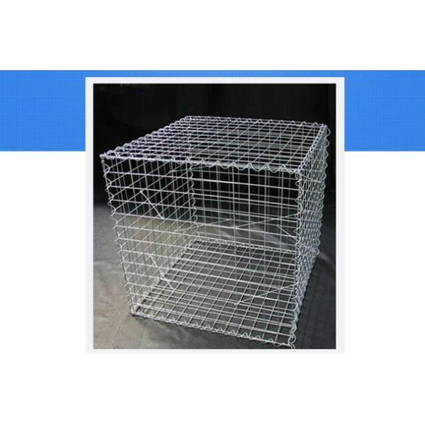 Anti Corrosion And Aging Gabion Box / Welded Gabion Stone Cages