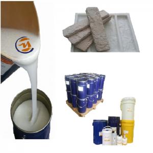 China Alkali Resistance RTV-2 Liquid Tin Cure Silicone Rubber For Making Concrete Artificial Stone Veneer Molds on sale