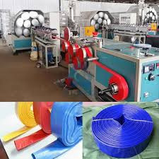 China PVC Garden Irrigation Hose Making Production Line PVC Braiding Layflat Hose Extrusion Machine wholesale
