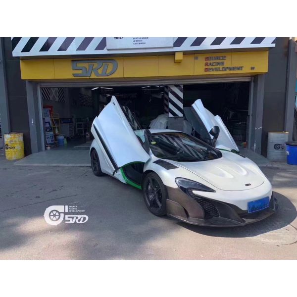 Car Front Bumper Carbon Parts for Mclaren Mp4 12C 625c 650S Upgrade to 675LT Style Body Kit