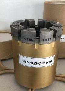 China Geological Drilling Q3 Diamond Core PDC Drill Bit For Triple Tube Core Barrels on sale