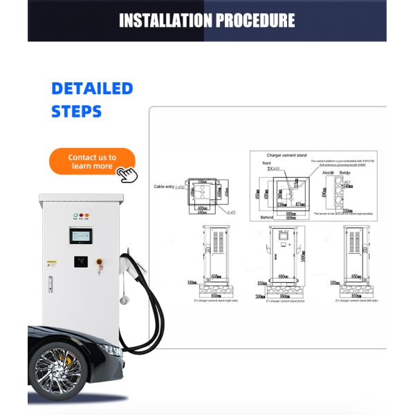 180kw DC Fast EV Car Charging Station 180KV Soft Switching