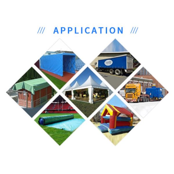 260GSM PE Printing Tarpaulin PVC Truck Cover Flame Retardant