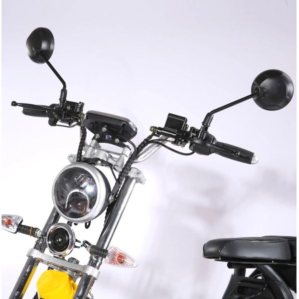 1000W 3 Wheel Harley Electric Scooter Bike Off Road Citycoco Fat Tire Old People Ride Tricycles