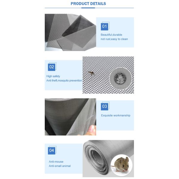 stainless steel window screen