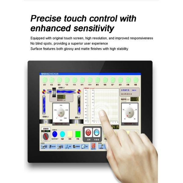 15 Inch Original Rear-Mount Industrial Computer With Linux Windows IP65 Touch Panel Touchscreen Embedded All in One PC