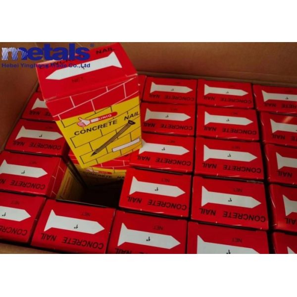High Strength 1" To 4" Construction Concrete Nails # 45 Carbon Steel