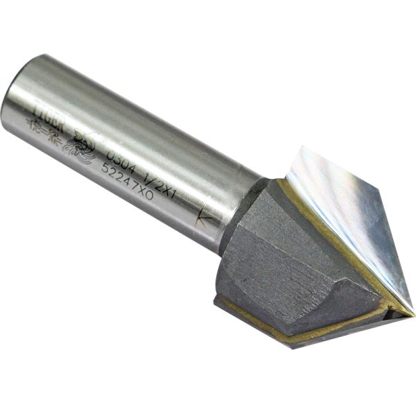 1/2 X 63mm Tiger Bit V Type Decorative Face Mill Carbide Inserts 25.4mm