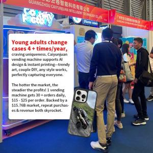 Automatic Phone Case Printing Vending Machine with 2880dpi Resolution