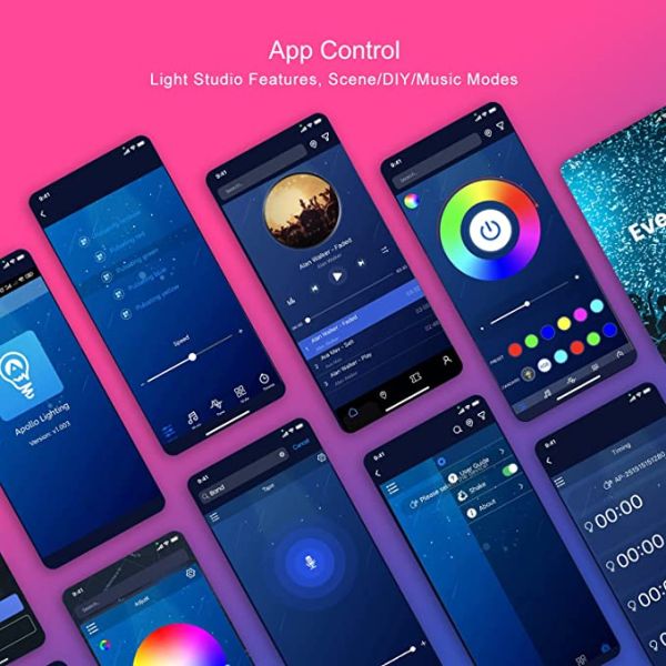 Wholesales Waterproof WiFi Wireless app remote control Smart Wifi LED Strip Lights