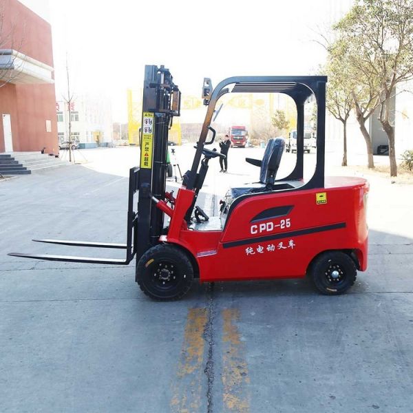 60V 4x4 Powered Forklift Fork-lift Truck 2.5T Full Electric Pallet Stacker Forklift