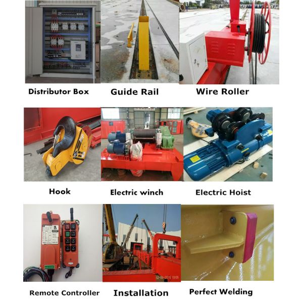 Outdoor Workshop Using Materials Handlling Gantry Crane with Hook
