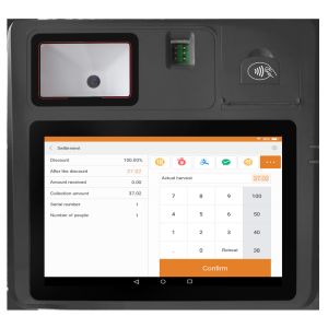 Buy cheap Thermal Printer POS Register System , Touch Screen Contactless Pos Terminal from wholesalers