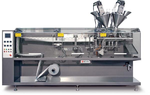 Quality Horizontal Automatic Stand Up Pouch Filling And Packing Machine PLC Control with servo for sale