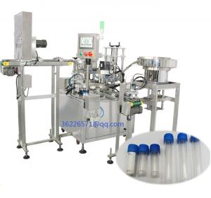 China Automatic vaccine/Cell sap / Virus Test Solution in glass bottle or pet bottle filling packing machine production line wholesale