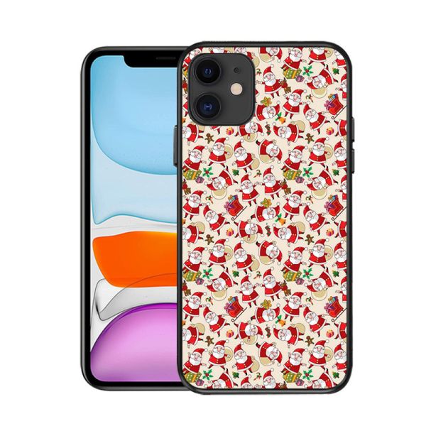 Merry Chrismas Design Iphone XR Shockproof Case Fully Wrapped Photo Print Holiday Gift