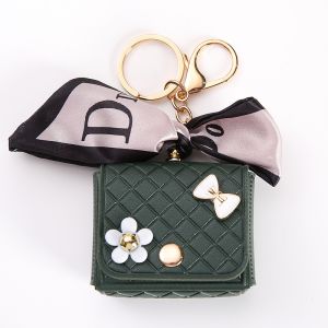Bluetooth earphone bag small leather fragrance purse