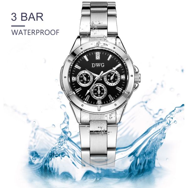 Stainless Steel Japanese PC21 Modern Minimalist Watches Female Quartz Watches