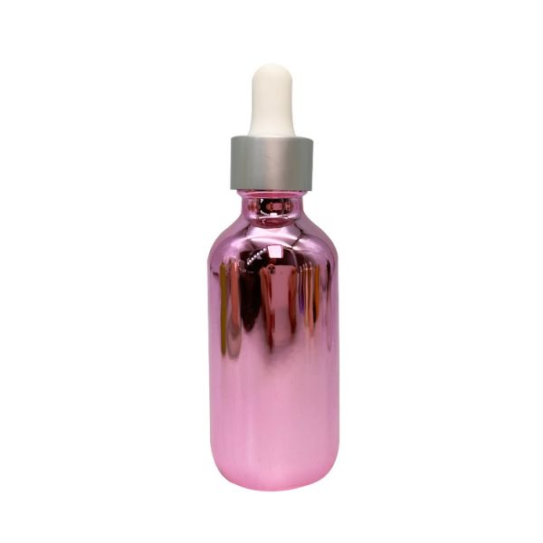 30ml 60ml Cosmetic Dropper Bottles Round SGS Passed