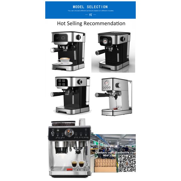 220-240V Coffee Maker Machine Espresso Coffee Makers Capsules 2800W