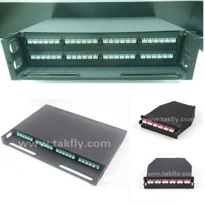 China High Density MPO/MTP Fiber Optical Patch Panel 192 Cores With LGX Cassettes wholesale