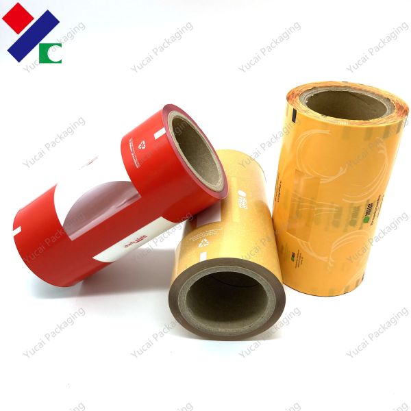 Nylon Laminated PE Stretch Jumbo Film Roll Packing Candy