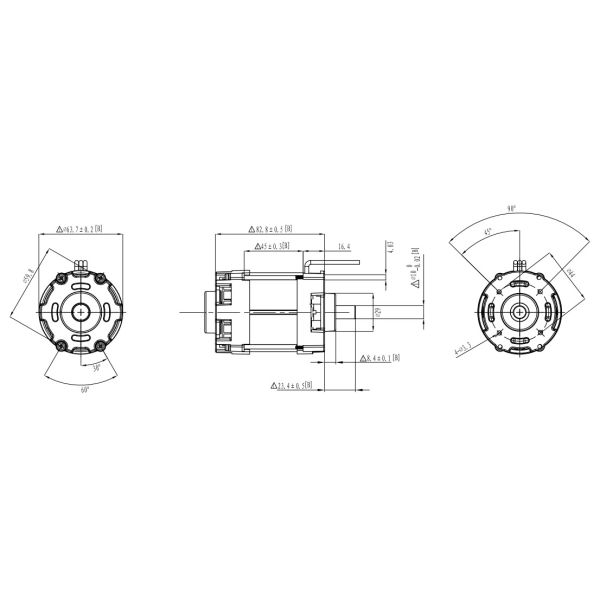 High Torque BLDC Electric Car Motor 15 - 1000 Watts