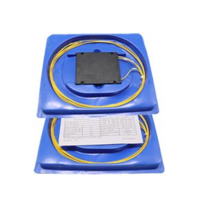 China ABS Box Yellow 55dB 1490nm Fiber Optic FBT Coupler wholesale