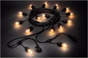 China led Christmas ball string light E26 E27 base decorative patio string lights waterproof wholesale