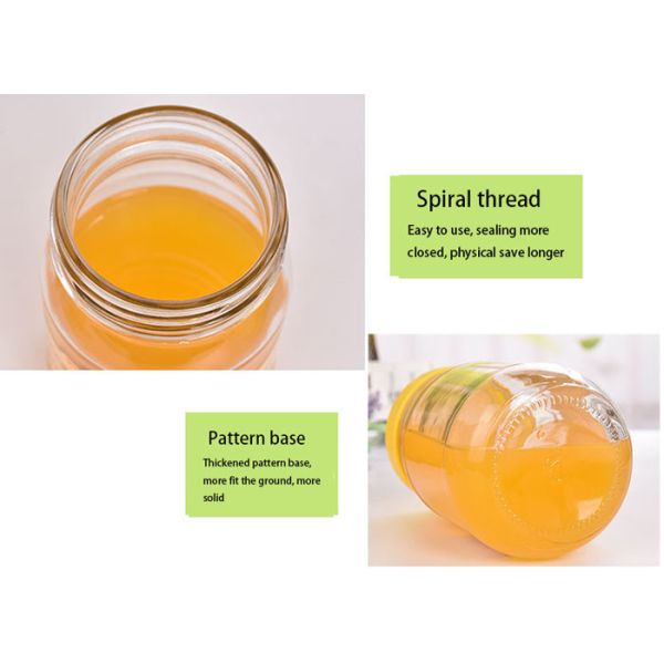 300ml 500ml 750ml Glass Honey Jars / Honey Packaging Containers