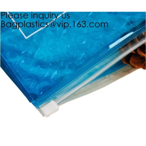 Best Seller Waterproof Cosmetic k Bubble Bag/Custom Printing PVC Bubble Mailer With Zipper, bagease, bagplastics