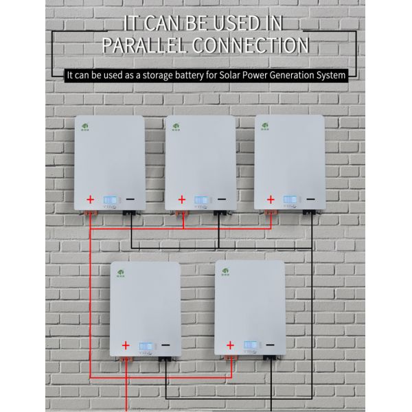 Off Grid Solar PV Battery 100ah Lithium Battery Pack 48V Lifepo4