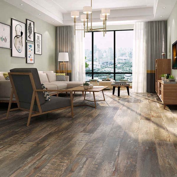 Best Selling Wear-Resistant Vinyl Flooring Lvt Waterproof Peel Stick Tile Self-Adhesive Floor Plank for Hotels Indoor Use