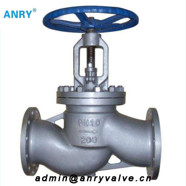 China Flanged RF Plug Disc Globe Valve Straight Pattern DIN F4 Rising Stem wholesale