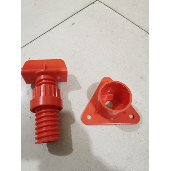 White Plastic Slatted Floor For Poultry Chicken House Floor Slats Rectangular