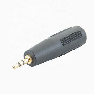 3 Poles TRS Jack Male to Female 2.5 to 3.5 Audio Adapter