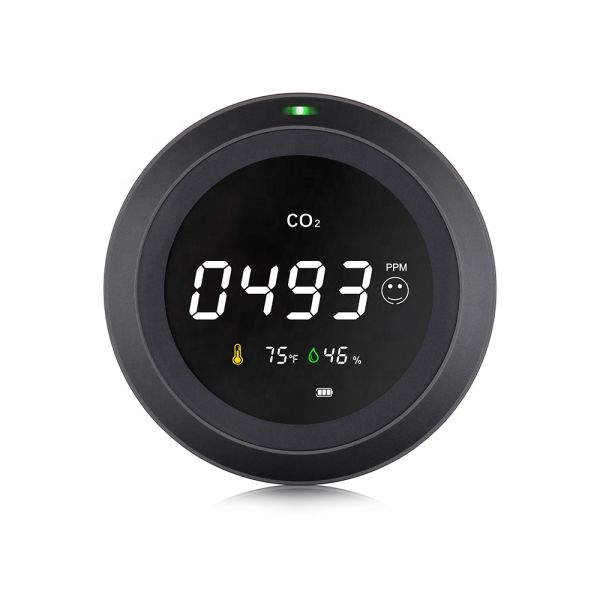 5000ppm Co2 PPM Meter , PTH-5 Carbon Dioxide Detector