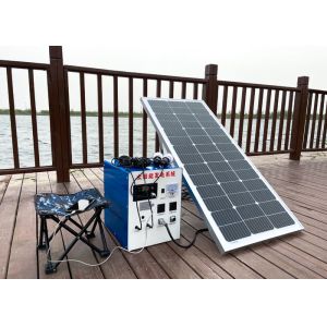 China Agriculture Lighting Portable Solar Power Systems 500W 220V 60Hz Monocrystalline Silicon wholesale