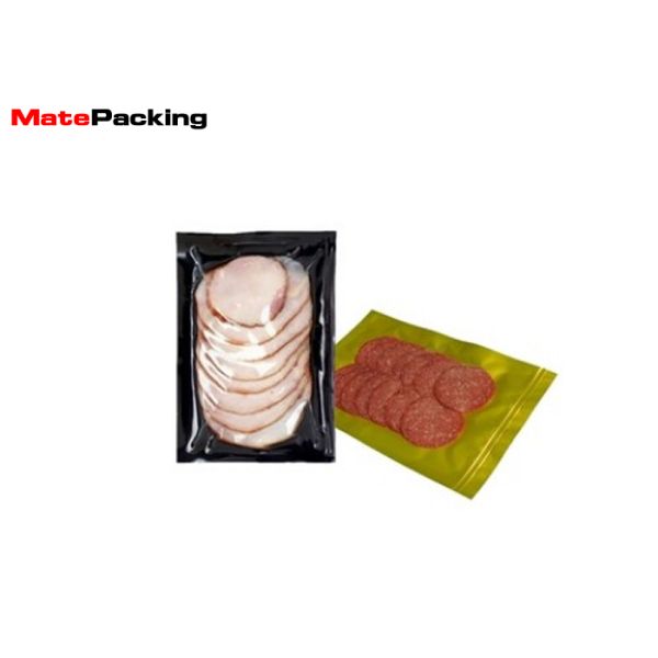 Custom Printing Foodsaver Vacuum Sealer Bags , Multi Layer Plastic Vacuum Food Storage Bags For Fresh Meat